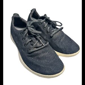 ALLBIRDS Women’s Black Merino Wool Runners Mizzles Athletic Sneakers Sz 9W